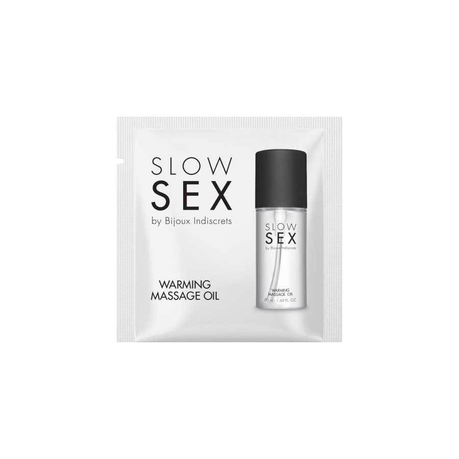Пробник Bijoux Indiscrets  Sachette Warming massage oil, 2 мл