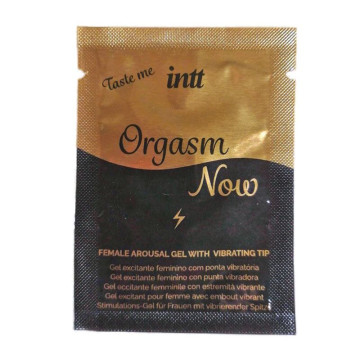Пробник збуджувального гелю-вібратора для клітора 2-в-1 Intt Orgasm Now, 2 мл