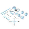 БДСМ-набір для початківців Liebe Seele Macaron 9шт Bondage Kit-Mint, 9 предметів, мініванд