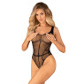 Еротичне боді з доступом Obsessive B336 crotchless teddy S/M/L