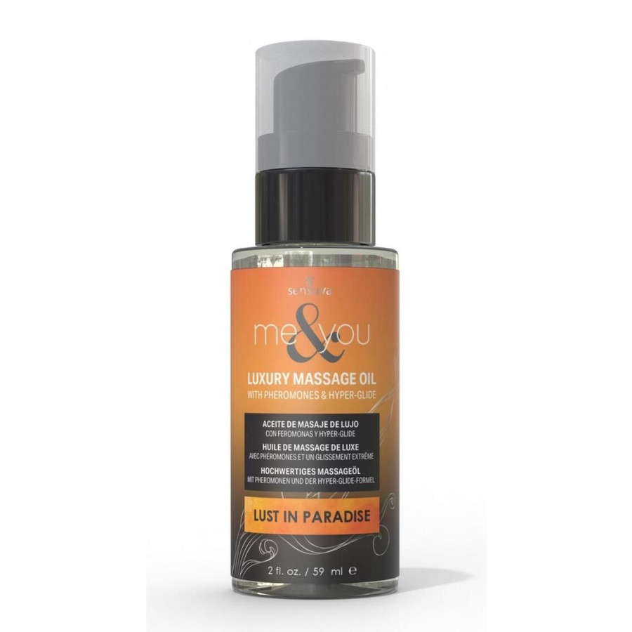 Масажна олія Sensuva Sensuva Me&You - Lust in Paradise (Lemon, Ginger, Orange, Vanilla & Sugar) 59 мл