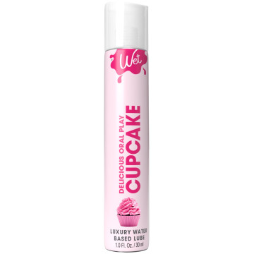 Лубрикант на водній основі Wet Oral Play Cupcake, 30 мл, їстівний, без цукру