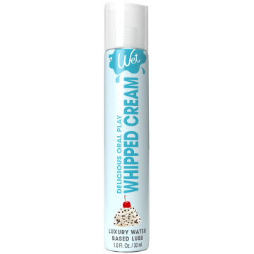 Лубрикант на водній основі Wet Oral Play Whipped Cream, 30 мл, їстівний, без цукру