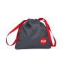 Сумка для секс-іграшок Fun Factory TOYBAG, S, сіра, кисет, 14x14 см 