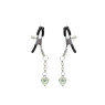 Затискачі для сосків Liebe Seele Glow-in-dark Nipple Clamps Green