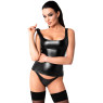 Топ Noir Handmade F346 Powerwetlook top - S