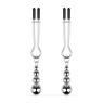 Затискачі для сосків Bedroom Fantasies: Nipple Clamps with Beaded Chain - Silver