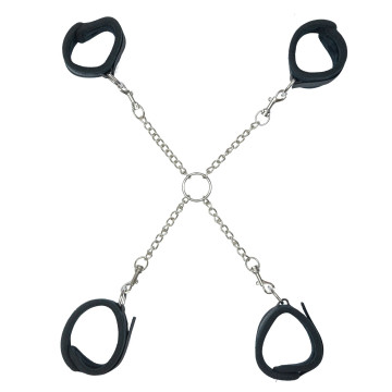 Хрестовина Punishment - Hog-Tie - Black