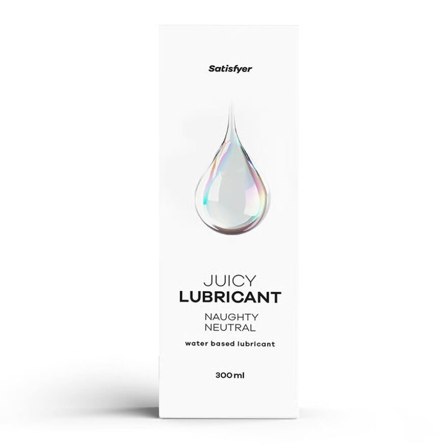 Лубрикант на водній основі Satisfyer Juicy Lubricant Naughty Neutral water based 300 мл