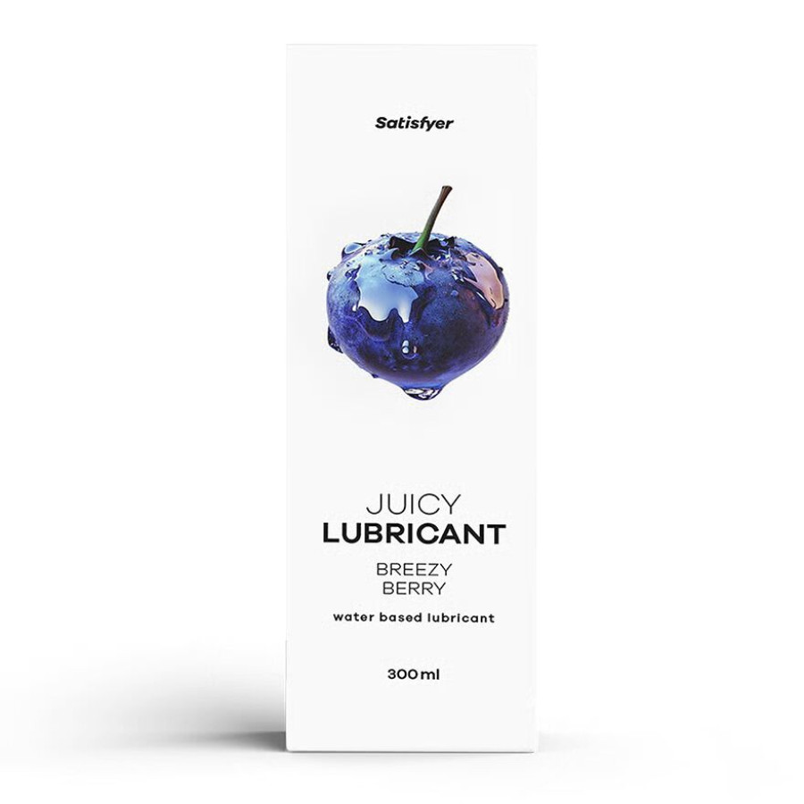 Лубрикант на водній основі Satisfyer Juicy Lubricant Breezy Berry water based 300 мл