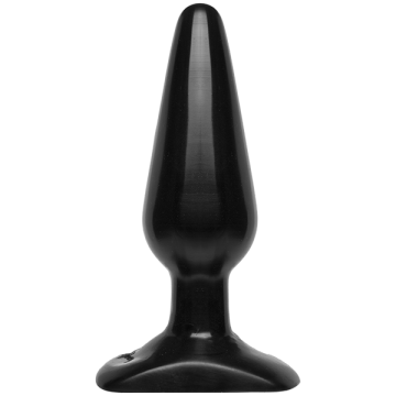 Анальна пробка Doc Johnson Smooth Classic Medium - Black, макс. діаметр 3,8 см