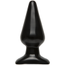Анальна пробка Doc Johnson Smooth Classic Large - Black, макс. діаметр 5,7 см