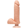 Фалоімітатор Doc Johnson The D - Perfect D - Vibrating 8 Inch With Balls - ULTRASKYN, діаметр 5,1 см