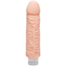 Фалоімітатор Doc Johnson The D: Shakin D 7 Inch Vibro ULTRASKYN, діаметр 3,8 см, плавне регулювання