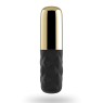 Потужний мінівібратор Satisfyer Sparkling Darling Gold зі знімним ковпачком, 15 режимів роботи