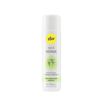Лубрикант на водній основі pjur MED Repair glide 100 мл з регенерувальним гіалуроном для сухої шкіри