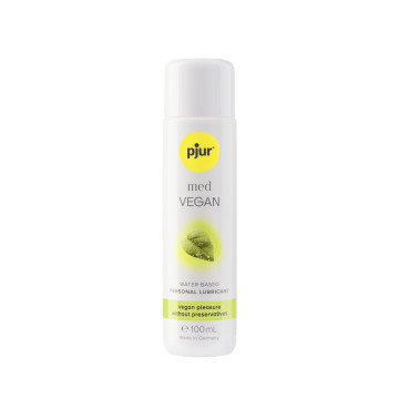 Лубрикант на водній основі pjur MED Vegan glide 100 мл — тільки веганські інгредієнти