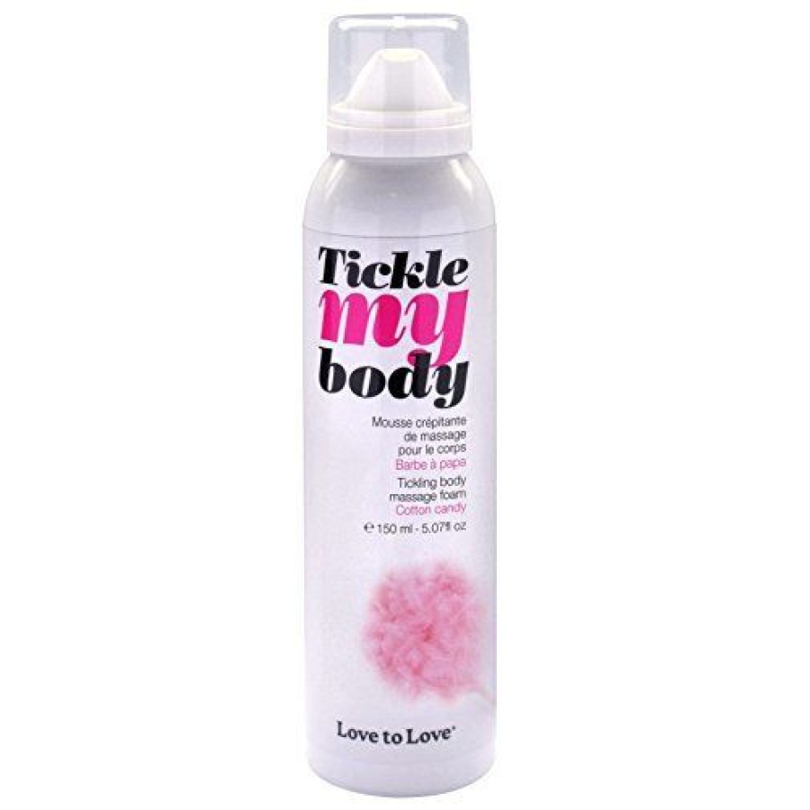Масажна піна Love To Love TICKLE MY BODY Cotton candy (150 мл) зволожувальна