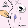 Вібратор в трусики FeelzToys Panty Vibrator Pink з пультом ДК, 6 режимів роботи, сумочка-чохол