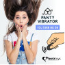 Вібратор в трусики FeelzToys Panty Vibrator Purple з пультом ДК, 6 режимів роботи, сумочка-чохол