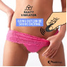 Вібратор в трусики FeelzToys Panty Vibrator Black з пультом ДК, 6 режимів роботи, сумочка-чохол