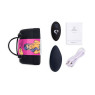 Вібратор в трусики FeelzToys Panty Vibrator Black з пультом ДК, 6 режимів роботи, сумочка-чохол