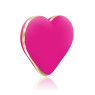 Вібратор-сердечко Rianne S: Heart Vibe Rose, 10 режимів, медичний силікон, подарункове паковання