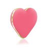 Вібратор-сердечко Rianne S: Heart Vibe Coral, 10 режимів, медичний силікон, подарункове паковання