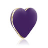 Вібратор-сердечко Rianne S: Heart Vibe Purple, 10 режимів, медичний силікон, подарункове паковання