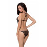 Ажурний боді Passion AZALIA BODY S/M, black
