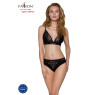 Трусики з широкою гумкою і мереживом Passion PS001 PANTIES M, black