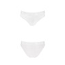 Трусики з широкою гумкою і мереживом Passion PS001 PANTIES L, white