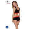 Спортивний топ на широких бретелях Passion PS003 TOP M, black