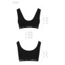 Спортивний топ з широкою гумкою Passion PS004 TOP M, black