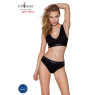 Спортивний топ з широкою гумкою Passion PS004 TOP S, black