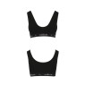 Спортивний топ з широкою гумкою Passion PS004 TOP XL, black