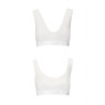 Спортивний топ з еластичної бавовни Passion PS005 TOP L, white