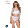 Спортивний топ з прозорою вставкою Passion PS006 TOP M, white