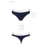 Спортивні трусики-стрінги Passion PS007 PANTIES S, navy blue