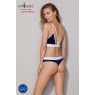 Спортивний топ з подвійними бретелями Passion PS007 TOP L, navy blue