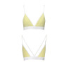 Спортивний топ з подвійними бретелями Passion PS007 TOP L, yellow