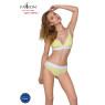Спортивний топ з подвійними бретелями Passion PS007 TOP S, yellow