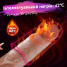 Вібратор телескопічний Looxzvve з підігрівом та рухом вгору-вниз на 3 см, 10 режимів, тілесний, 23 см