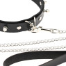 Повідець PU Leather Leash Black
