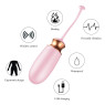 Віброяйце з підігрівом та пультом дистанційного керування - Vibrating Silicone Love EGG USB