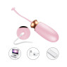 Віброяйце з підігрівом та пультом дистанційного керування - Vibrating Silicone Love EGG USB