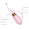 Віброяйце з підігрівом та пультом дистанційного керування - Vibrating Silicone Love EGG USB