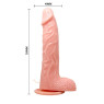 Вібратор реалістик на присосці SUPER VIBRO DONG