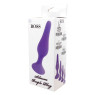 Анальний плаг Silicone Plug Purple - Large