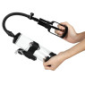 Вакуумна помпа з вібрацією Boss Series: Powerpump MAX Vibrating - Black&Clear